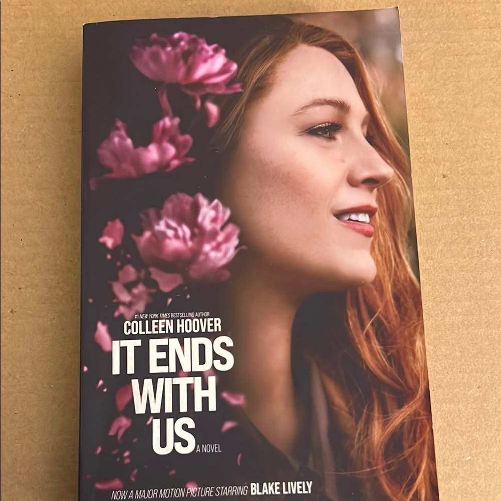 3/$20 It Ends With Us by Colleen Hoover movie cover copy book